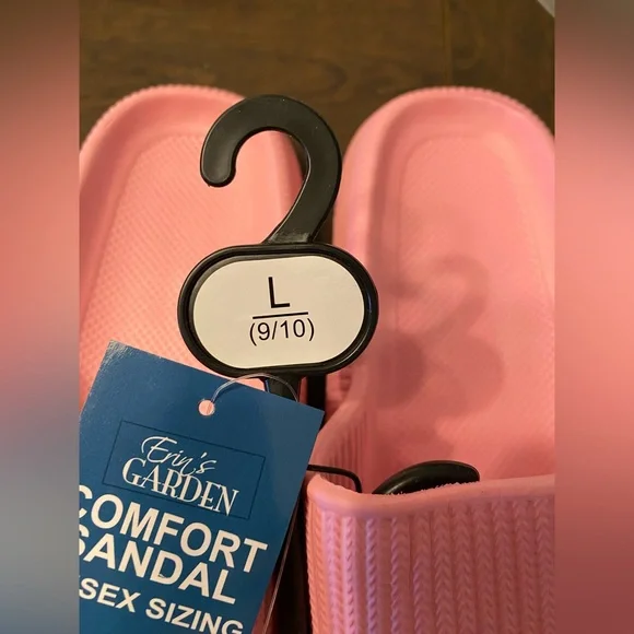 Erin's Garden Pink Comfort Sandals NWT - Picture 3 of 5